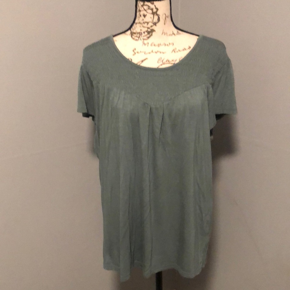 Maurice Elegant Green Women's Top